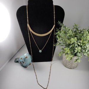 ✨3 / $30💎 BELLA JACK ADJUSTABLE GOLDTONE NECKLACE